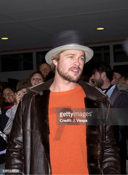 Brad Pitt during 2002 Sundance Film Festival - "The Good Girl" Premiere at Eccles Center For The Performing Arts in Park City, Utah, United States.