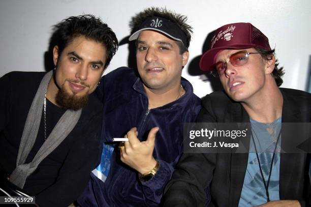 Dave Navarro, Russell Steinberg and Donovan Leitch