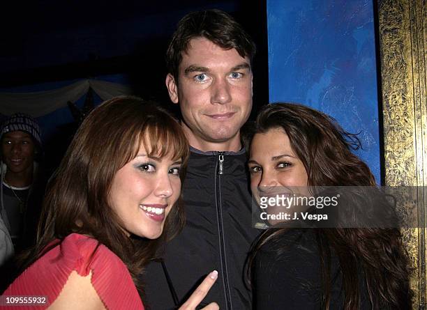 Clara Lee, Jerry O'Connell and Lisa Donahue during Playstation 2 Presents The PS2 Tour: Camp Freddy with Surprise Guests - After-Party at Joseph's at...