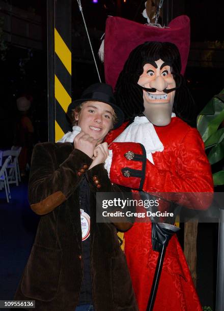 Jeremy Sumpter and Capt. Hook during "Snow White - An Enchanting New Musical" Premiere - Party at Fantasyland Theatre at Disneyland in Anaheim,...