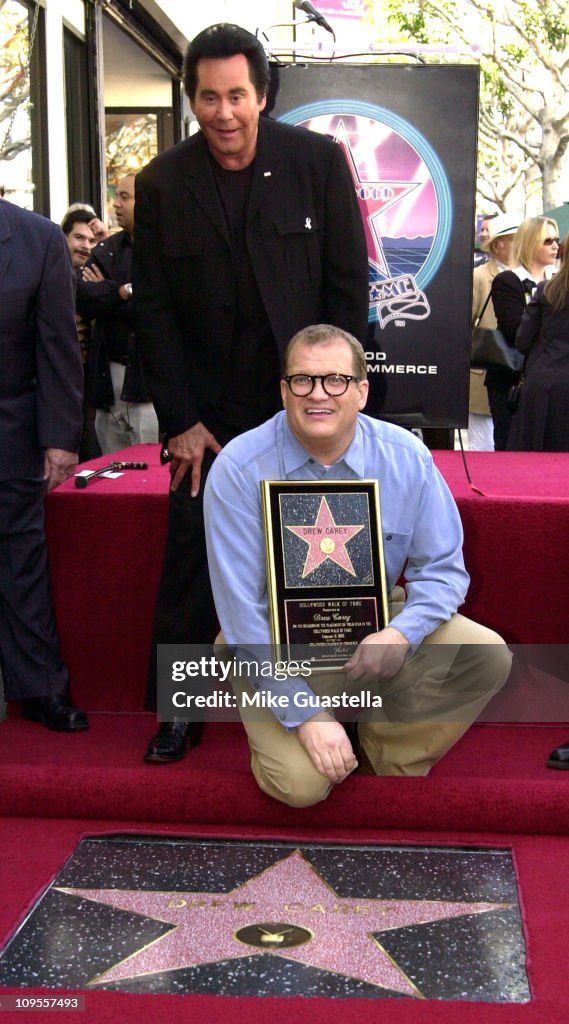 Drew Carey Honored with a Star on the Hollywood Walk of Fame for His Achievements in Television