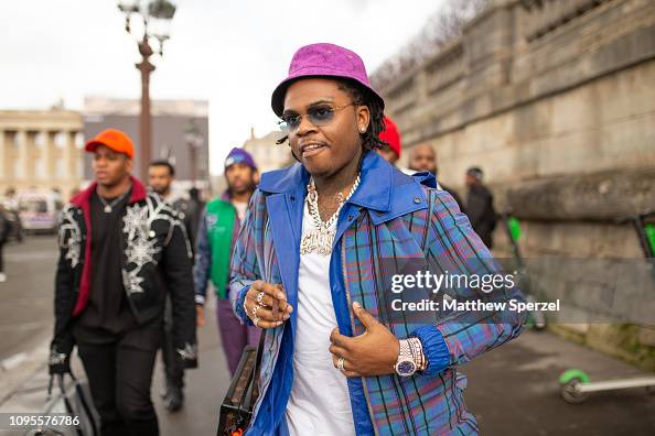 Gunna attending the Louis Vuitton Menswear Fall/Winter 2019-2020 show as  part of Paris Fashion Week in Paris, France on January 17, 2019. Photo by  Aurore Marechal/ABACAPRESS.COM Stock Photo - Alamy
