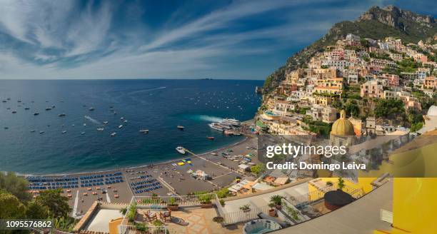 positano, amalfi coast, campania, italy - campania stock pictures, royalty-free photos & images
