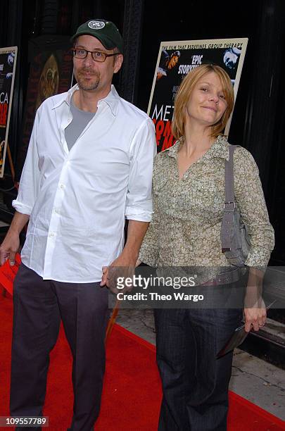 Terry Kinney and Kathryn Erbe during "Metallica: Some Kind of Monster" New York Screening - Arrivals at Loews 19th Street Theatre in New York City,...