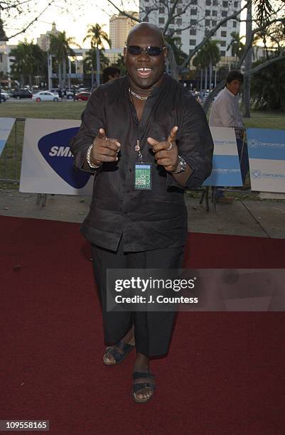 Carl Cox during 2004 Dancestar Music Awards - Arrivals at Bay Front Park Amphitheater in Miami, Florida, United States.