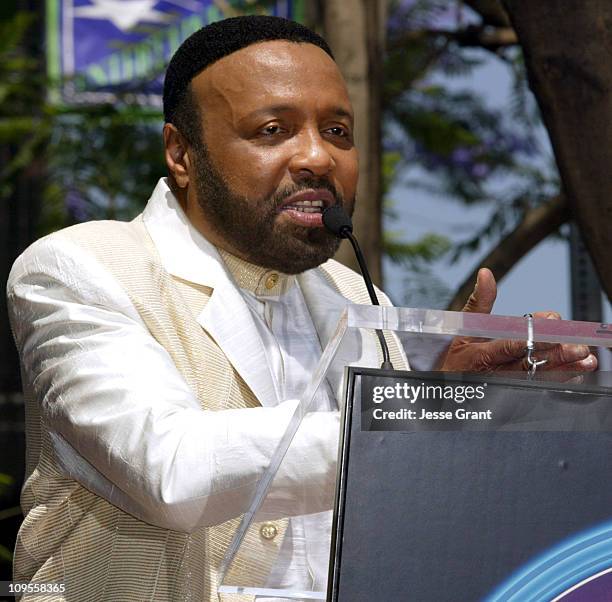 Andrae' Crouch during Gospel Artist Andrae Crouch Honored with a Star on the Hollywood Walk of Fame for His Achievements in Music at 6520 Hollywood...