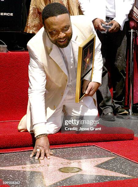 Andrae' Crouch during Gospel Artist Andrae Crouch Honored with a Star on the Hollywood Walk of Fame for His Achievements in Music at 6520 Hollywood...