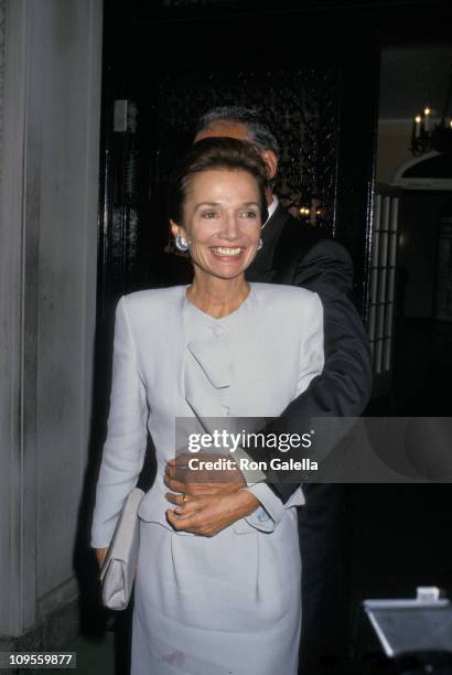 Lee Radziwill and Herb Ross during Lee Radziwill and Herb Ross Wedding and Dinner Reception - September 23, 1988 at Home of Lee Radziwill in New York...