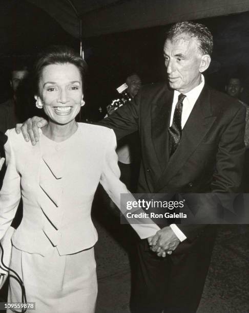 Lee Radziwill and Herb Ross during Lee Radziwill and Herb Ross Wedding and Dinner Reception - September 23, 1988 at Home of Lee Radziwill in New York...