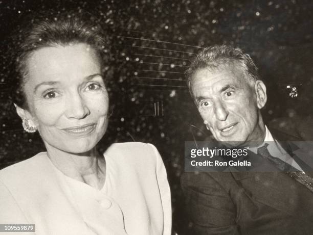 Lee Radziwill and Herb Ross during Lee Radziwill and Herb Ross Wedding and Dinner Reception - September 23, 1988 at Home of Lee Radziwill in New York...