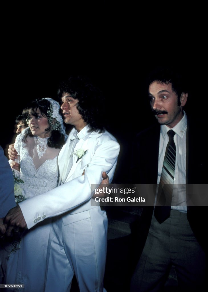 Wedding of Valerie Bertinelli And Eddie Van Halen