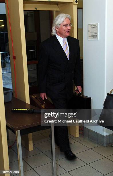 Thomas Mesereau Jr., defense attorney for Michael Jackson arrives inside the Santa Barbara Courthouse in Santa Maria, California, September 17, 2004...