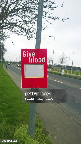 Blood Box Sign 2,255 Blood Donation Sign Stock Photos, High-Res Pictures, and Images ...