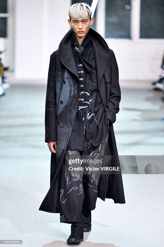 Yohji Yamamoto : Runway - Paris Fashion Week - Menswear F/W 2019-2020