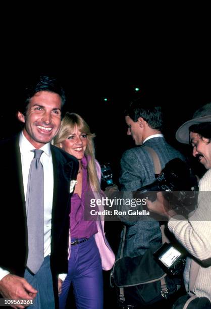 George Hamilton and Liz Treadwell during "Stepping Out" - January 29, 1981 at Beverly Hills Wilshire in Beverly Hills, California, United States.