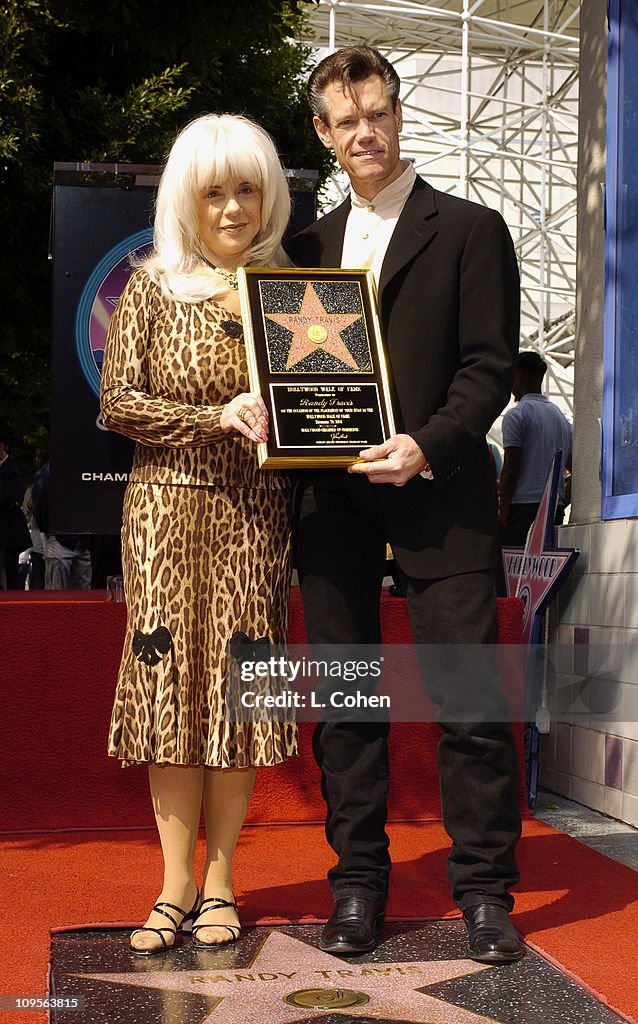 Randy Travis Honored with a Star on the Hollywood Walk of Fame for His Achievements in Music