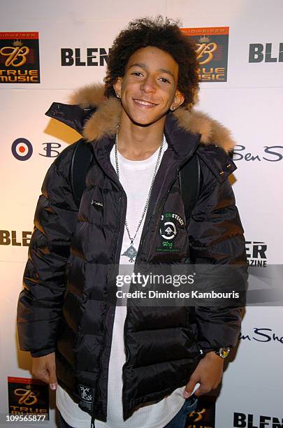 Khleo Thomas during 2005 Park City - Blender Sessions with Juliette and the Licks and Kings Of Leon - Arrivals at Harry O's in Park City, Utah,...