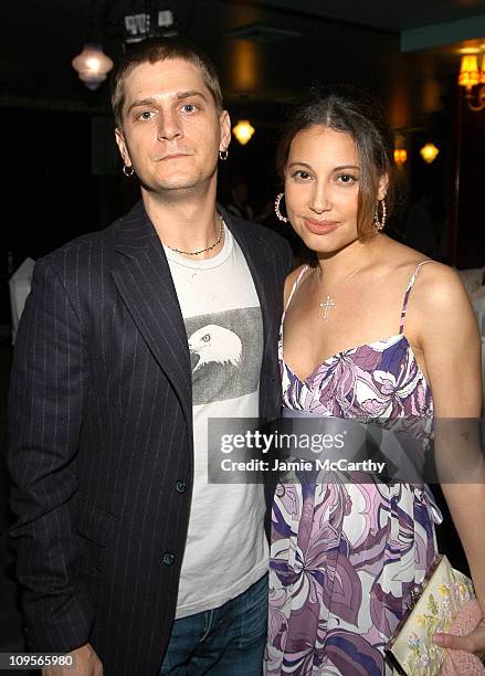 Rob Thomas and wife Marisol during Designer Ron Chereskin Hosts Rob Thomas and Jewel Performance to Benefit Sidewalk Angels Foundation at The China...