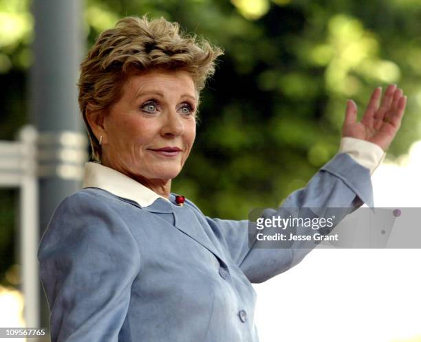 Patty Duke during Patty Duke Honored with a Star on the Hollywood Walk of Fame for Her Achievements in Film at 7000 Hollywood Blvd. In Hollywood,...
