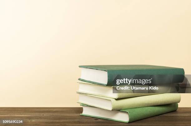 books. - pile of books stockfoto's en -beelden