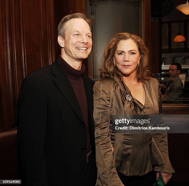 Bill Irwin and Kathleen Turner during Opening of "Who's Afraid of Virginia Woolf?" - After Party at Bond 45 in New York City, New York, United States.