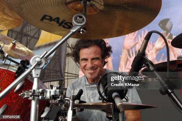 Tico Torres of Bon Jovi during LIVE 8 - Philadelphia - Rehearsals at Philadelphia Museum of Art in Philadelphia, Pennsylvania, United States.