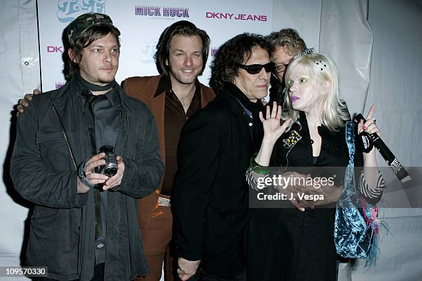 Norman Reedus, Kelly Cole, Mick Rock, Andy Dick and Giddle Partridge