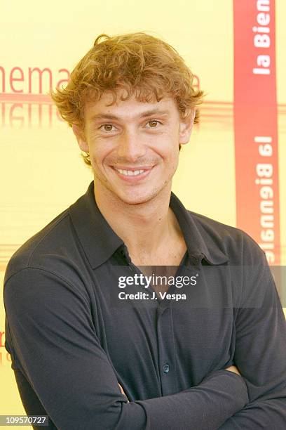 Giorgio Pasotti during 2004 Venice Film Festival - Jury Photo Call at Casino in Venice Lido, Italy.