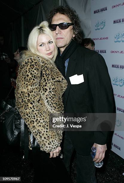 Mick Rock and Dirty Harry during DKNY Jeans Presents "Mick Rock Live in L.A." Exhibit at the Lo-Fi Gallery at Lo-Fi in Los Angeles, California,...