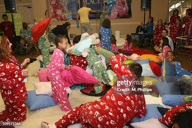 Atmosphere during The Children's Place Pajama Party to Benefit the AZ, CA, NV Chapter of Starlight Starbright Children's Foundation at Embassy Suites...