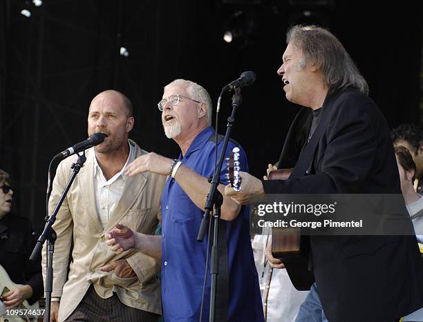 Gord Downie from The Tragically Hip, Bruce Cockburn and Neil Young Leads The Finale