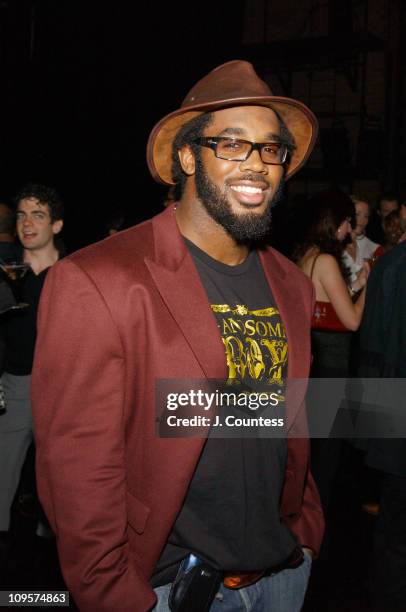 Dhani Jones during Alessandro Dell'Acqua Celebrates the Opening of his First U.S. Flagship Store With Public Theater Bash:Fashion on Stage at The...