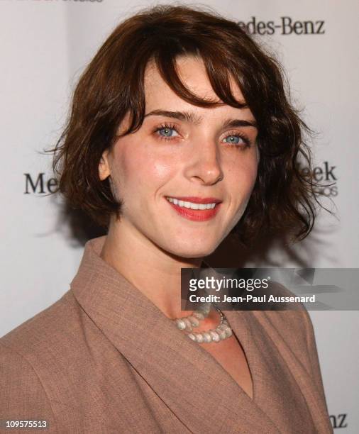 Michele Hicks during Mercedes-Benz Spring 2005 Fashion Week at Smashbox Studios - Day 3 - Arrivals at Smashbox Studios in Culver City, California,...
