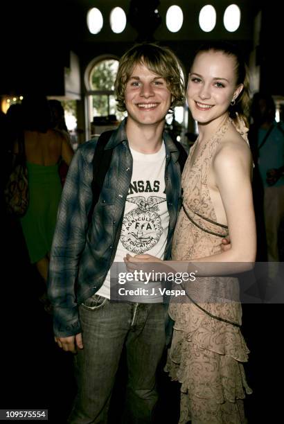 Brady Corbet and Evan Rachel-Wood during 2004 Venice Film Festival - "Mysterious Skin" - Premiere at Westin Excelsior Hall in Venice Lido, Italy.