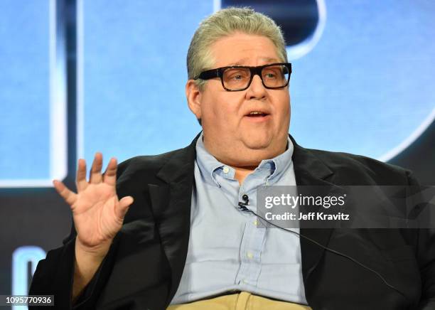 David Mandel, Executive Producer, Veep,Êspeaks onstage during the HBO portion of the 2019 Winter TCA on February 8, 2019 in Pasadena, California.