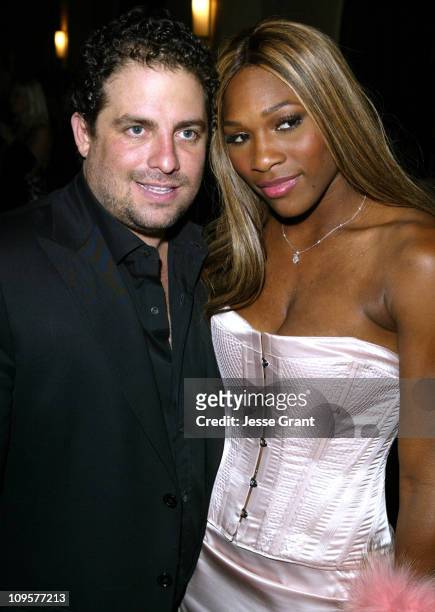 Brett Ratner and Serena Williams during LA Confidential Magazine and New Line Cinema Host "After The Sunset" Los Angeles Premiere - After Party at...