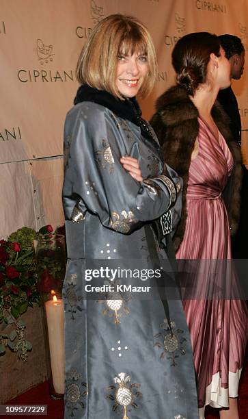 Anna Wintour during Royal Birthday Ball for Sean "P. Diddy" Combs - Red Carpet at Cipriani's in New York City, New York, United States.
