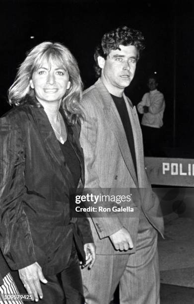 Penny Marshall and Jay McInerary during "Big" Premiere Party - June 2, 1988 at F-A-O Schwartz in New York City, New York, United States.