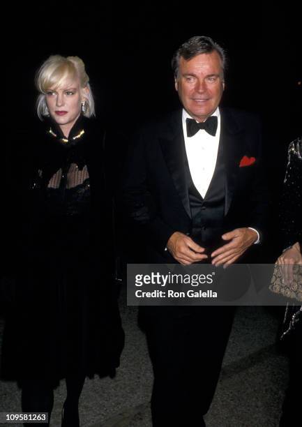 Katie Wagner and Robert Wagner during Council of Fashion Designers of America Costume Exhibition - "Dinner with Diane Vreeland" at Metropolitan...