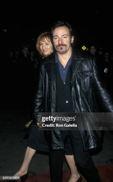 Patti Scialfa and Bruce Springsteen during The 39th Annual GRAMMY Awards - Sony Records Post-GRAMMY Party at Manhattan Center in New York City, New...