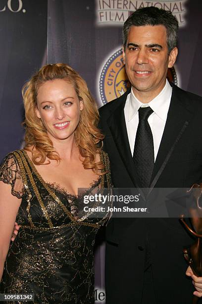 Virginia Madsen and Michael London, recipient of the Producer of the Year Award