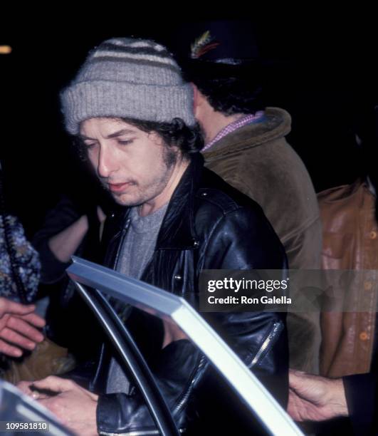 Bob Dylan during 22nd Annual GRAMMY Awards - Warner Bros. After Party at Chasen's Restaurant in Beverly Hills, California, United States.