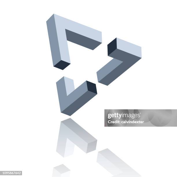 ilustraciones, imágenes clip art, dibujos animados e iconos de stock de triángulo de penrose - logo-internet