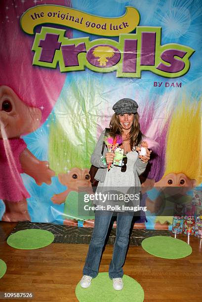 Melissa Rivers with Trolls during The Original Lucky Trolls at Silver Spoons Hollywood Buffet - Day 2 in Los Angeles, California.