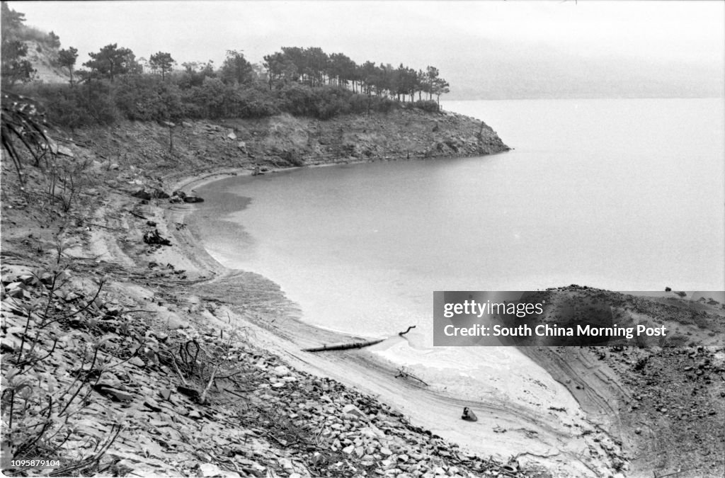 A tranquil reservoir in the New Territories. 28APR77