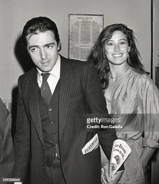 Armand Assante and Karen Assante during Opening of "The Moony Shapiro Songbook" at Morosco Theater in New York City, New York, United States.