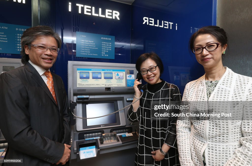 (L-R) Keith Au, General Manager of NCR Hong Kong & Taiwan; Carmen Yip, Executive Vice President and Head of Retail Banking Group of Fubon Bank (Hong Kong); and Murine Tsien, Senior Vice President of Fubon Bank(Hong Kong) Head of Channel & Wealth Managemen