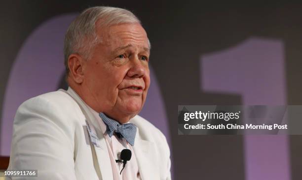 Jim Rogers, Investment Expert and Author, attends Bloomberg Businessweek/Chinese Edition, The Year Ahead: Greater China 2016 Forum at Conrad Hong...
