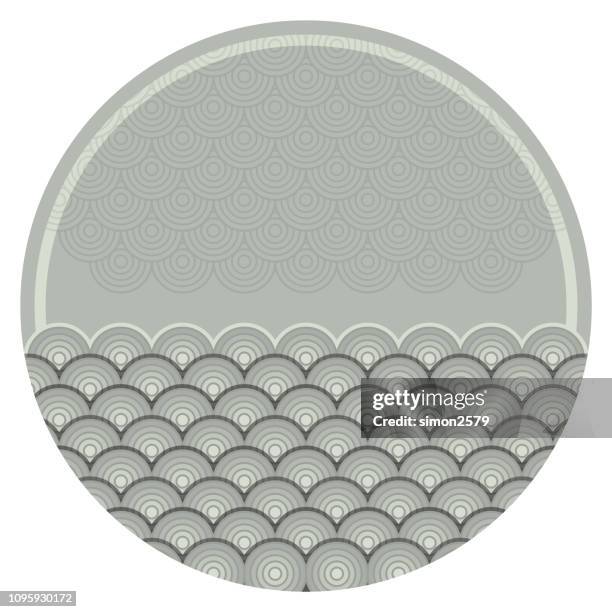 chinese oriental traditional seamless pattern background - chinese cloud pattern stock illustrations