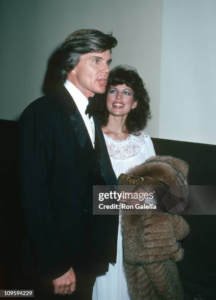 John Davidson and Wife Rhonda Rivera during Opening Night Party for "Turn To The Right" at Chasen's Restaurant in Beverly Hills, California, United...